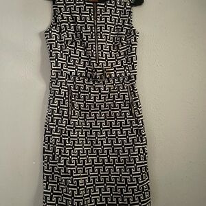 Tory Burch Black and White Geometric